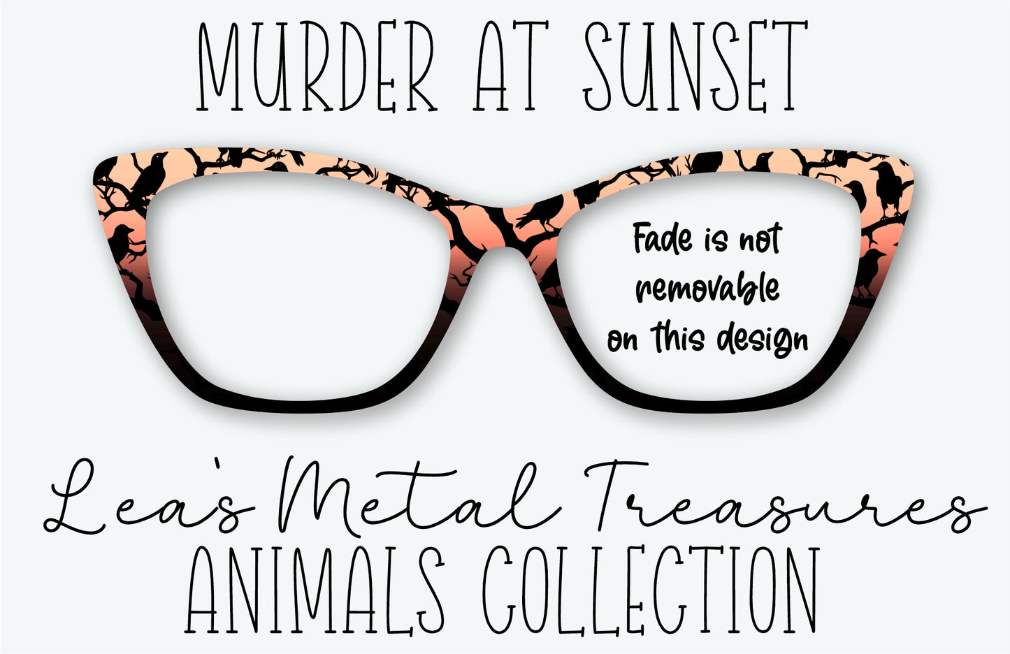 MURDER AT SUNSET Eyewear Frame Toppers