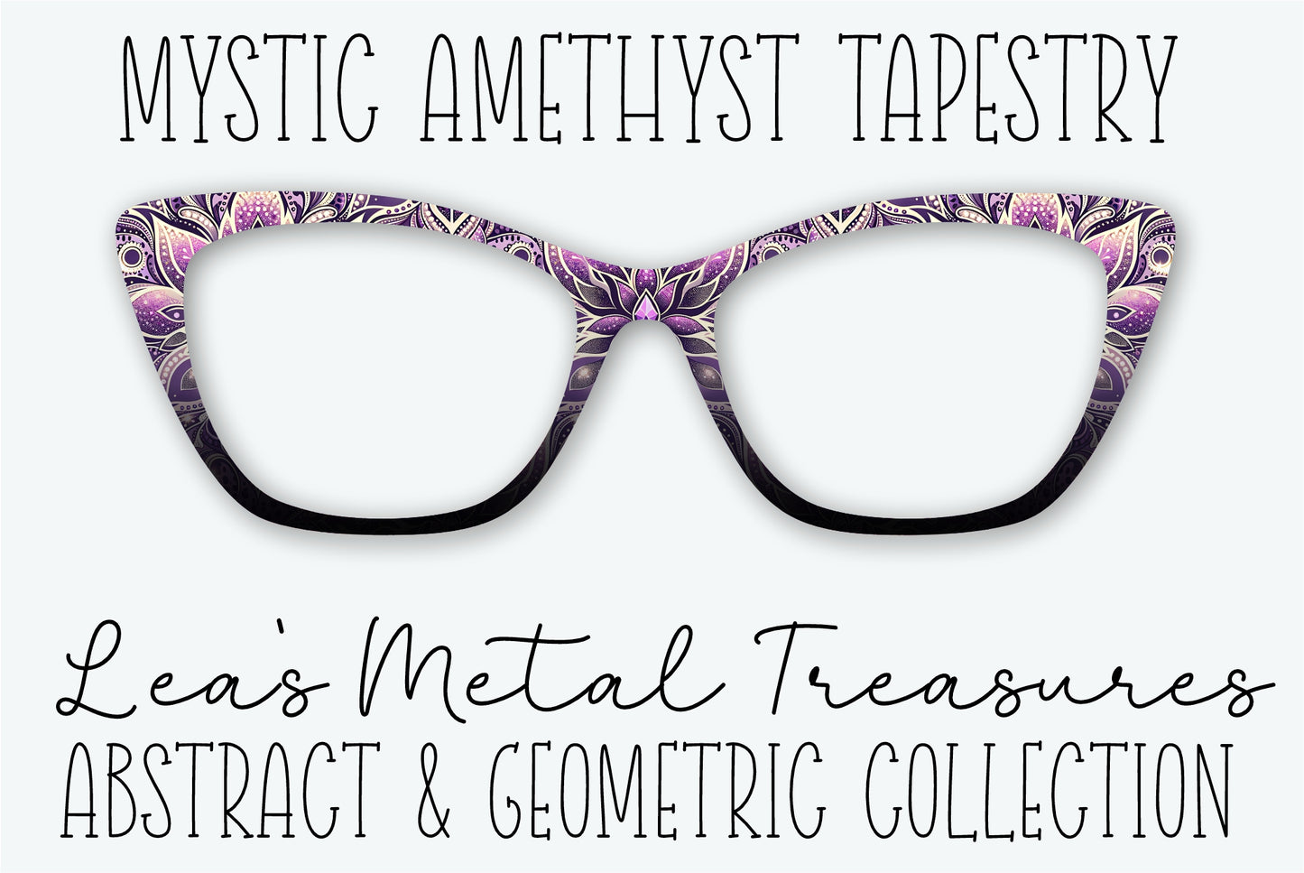 MYSTIC AMETHYST TAPESTRY Eyewear Frame Toppers