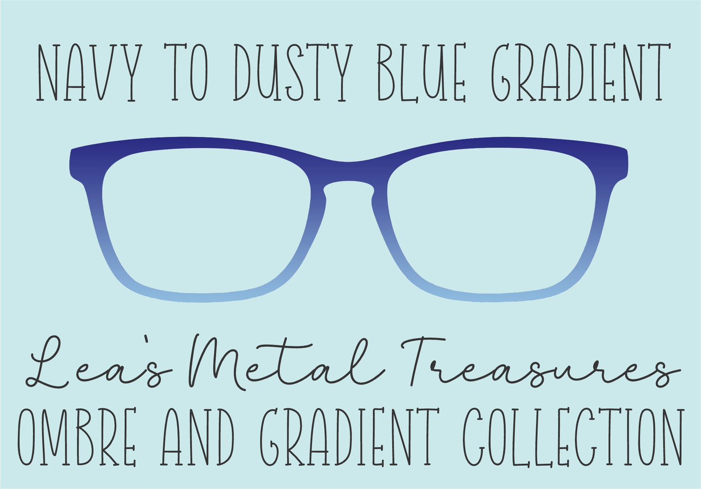 Navy to Dusty Blue