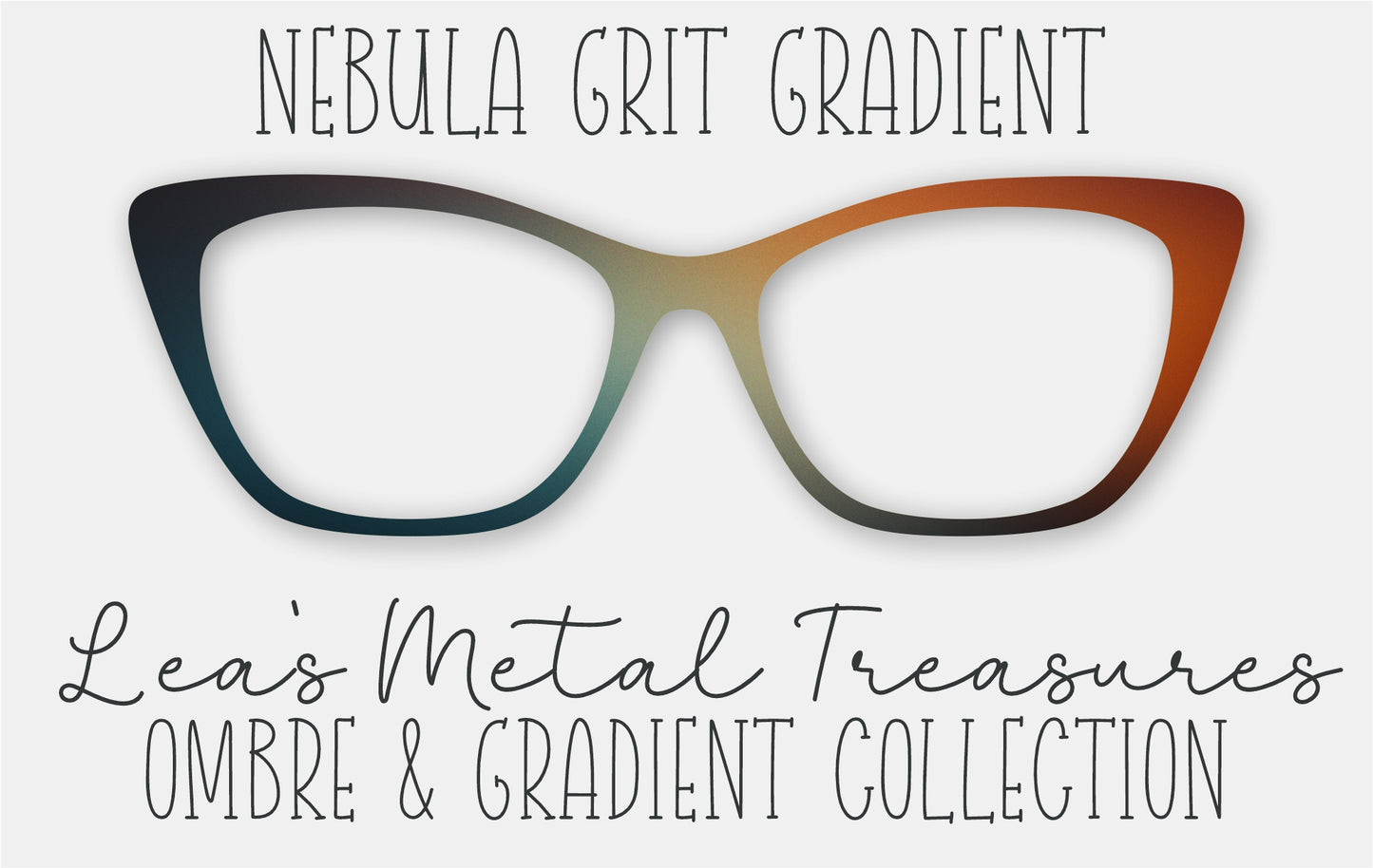 NEBULA GRIT GRADIENT Eyewear Frame Toppers