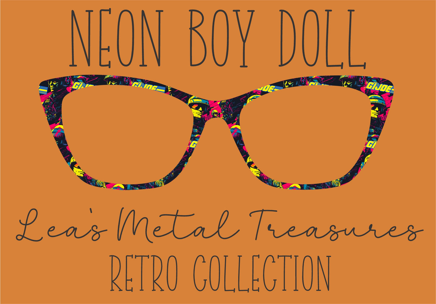NEON BOY DOLL Eyewear Frame Toppers COMES WITH MAGNETS