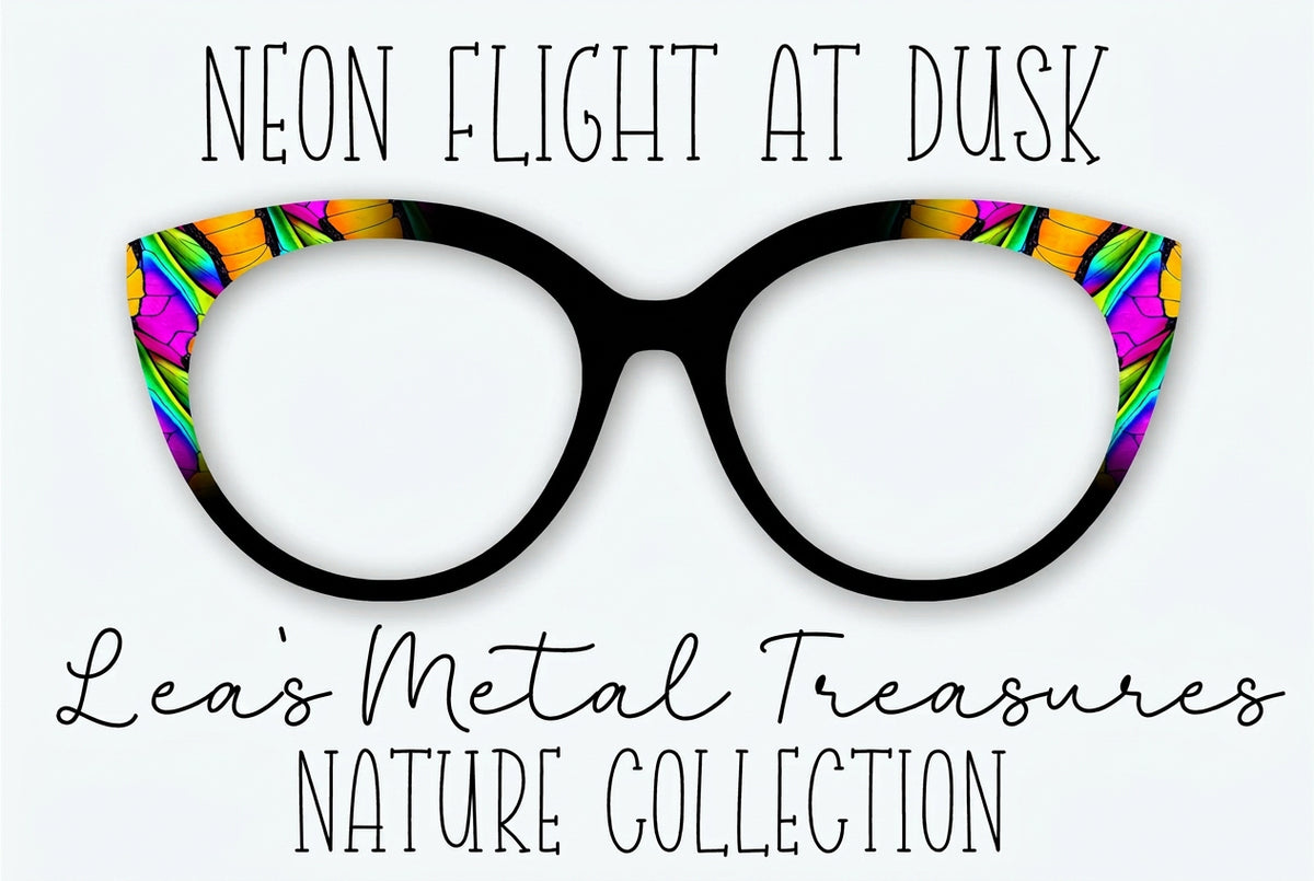 NEON FLIGHT AT DUSK Eyewear Frame Toppers