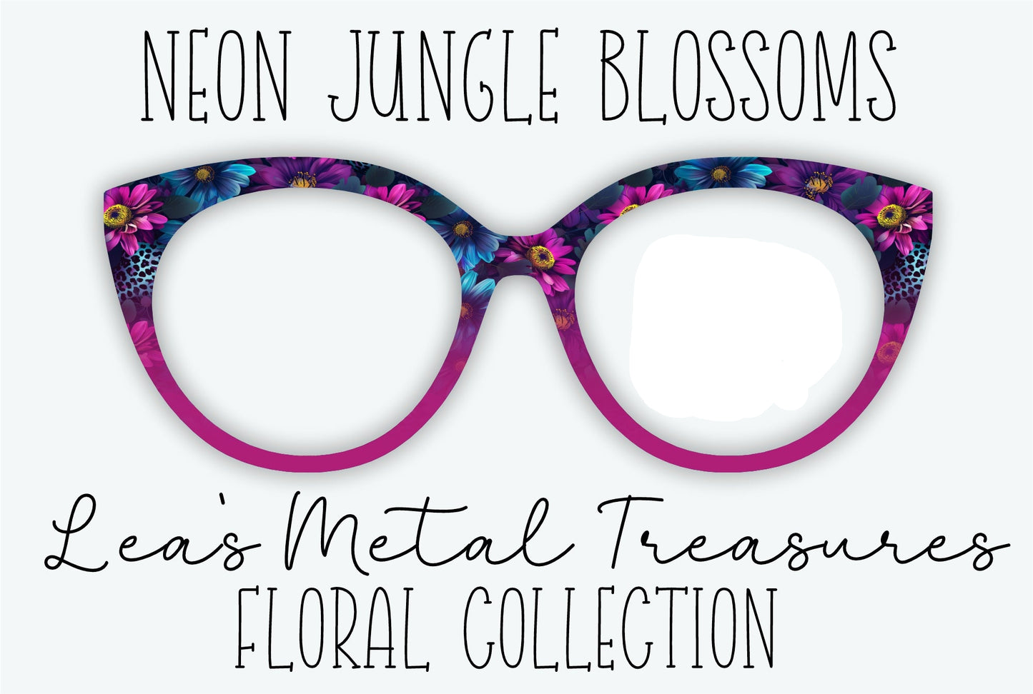 NEON JUNGLE BLOSSOMS Eyewear Frame Toppers