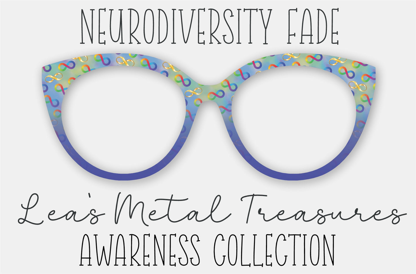 Neuro-diversity Fade Eyewear Frame Toppers