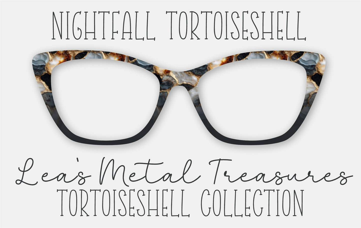 Nightfall Tortoiseshell Eyewear Frame Toppers