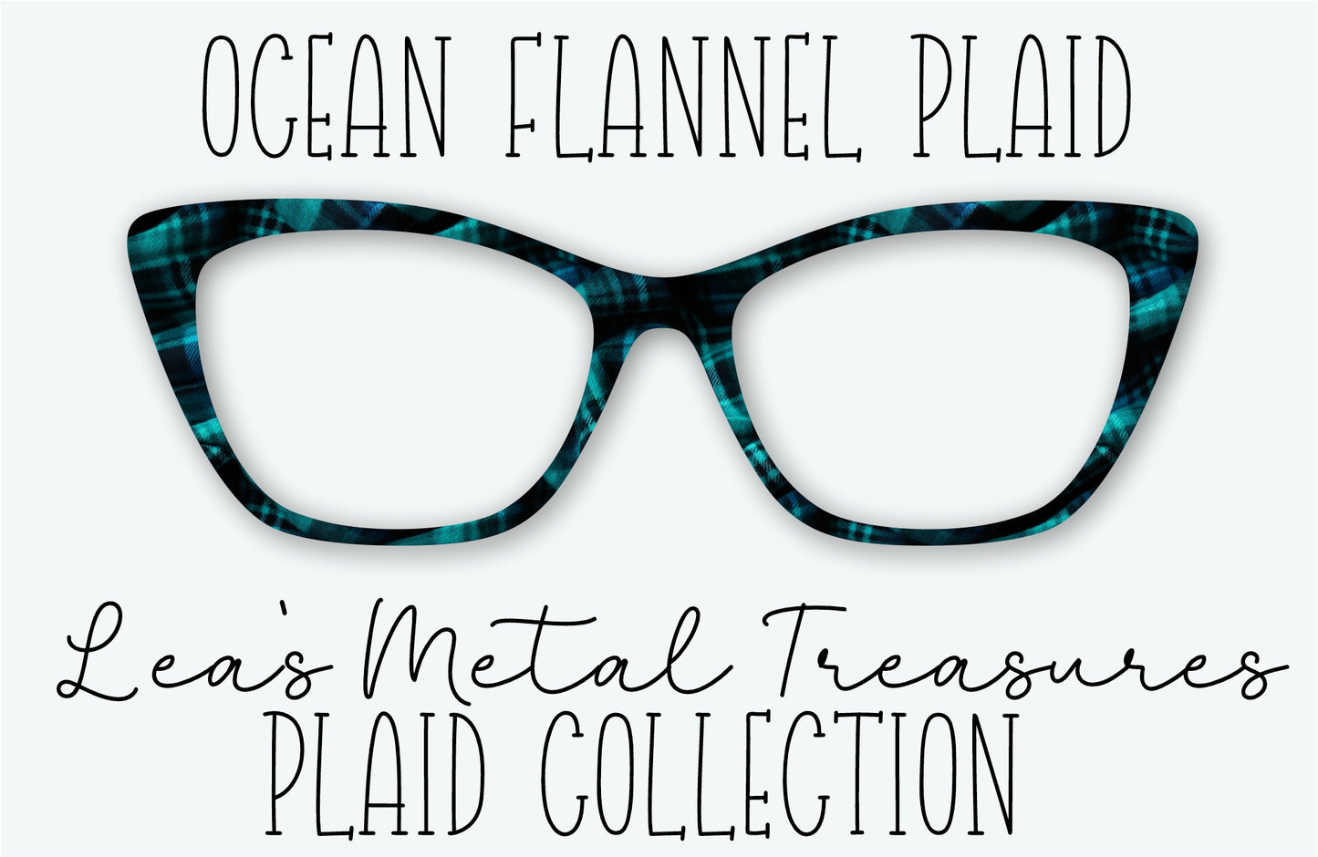 OCEAN FLANNEL PLAID Eyewear Frame Toppers • NOVEMBER 2025 TOPPER OF THE MONTH