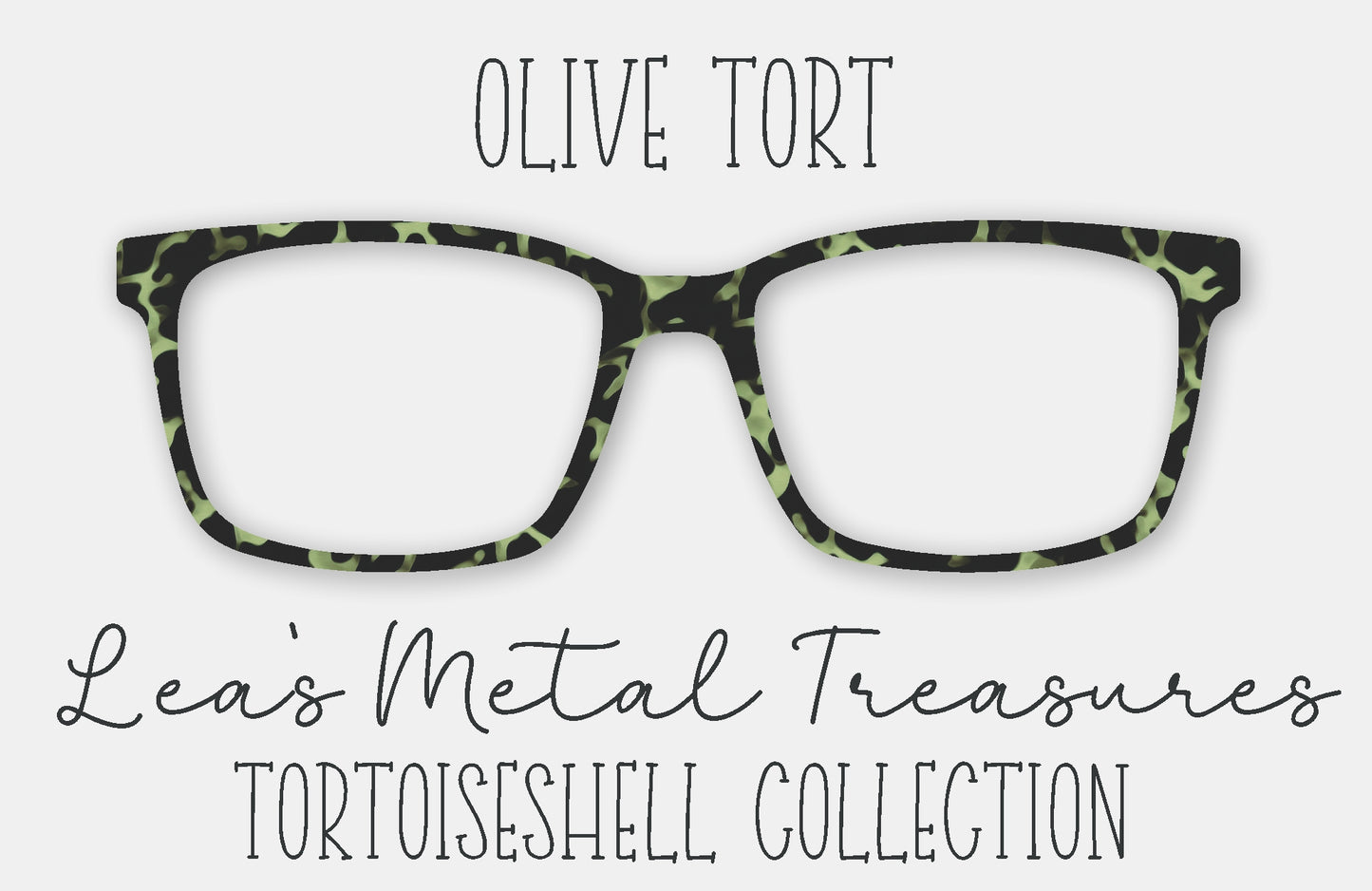 Olive Tort Eyewear Frame Toppers
