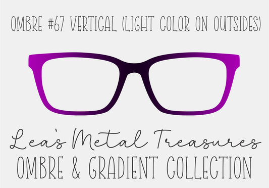 67 Vertical (Light color on the Outsides) TOPPER COMES WITH MAGNETS