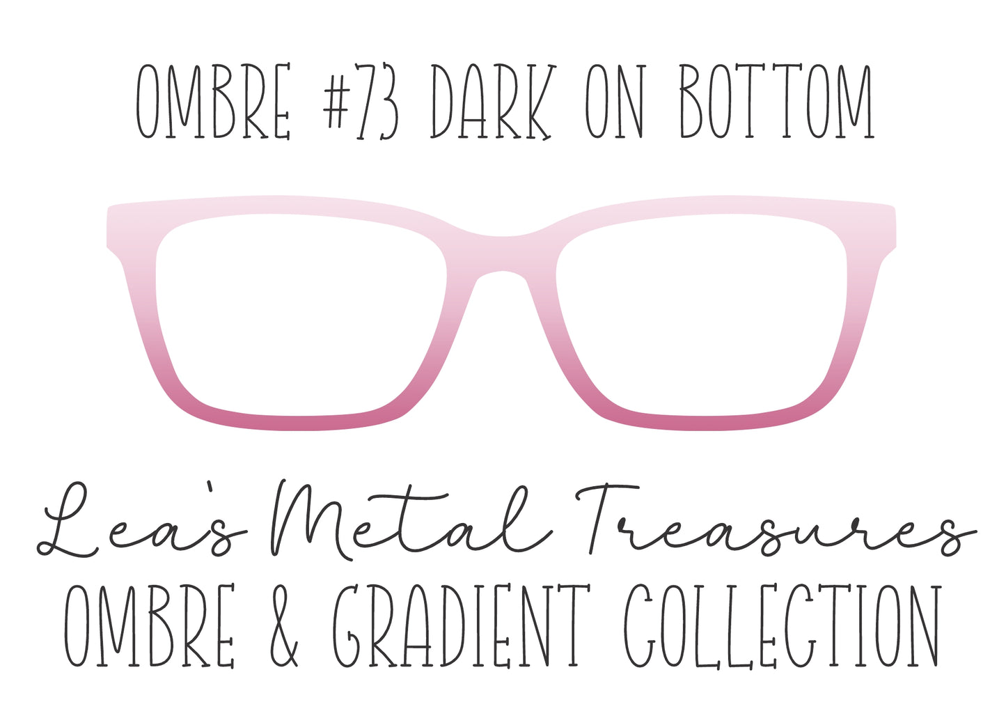OMBRE 73 DARK ON BOTTOM Eyewear Toppers COMES WITH MAGNETS