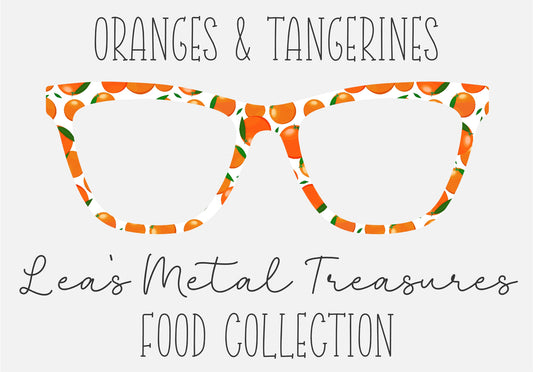 ORANGES & TANGERINES Eyewear Frame Toppers COMES WITH MAGNETS