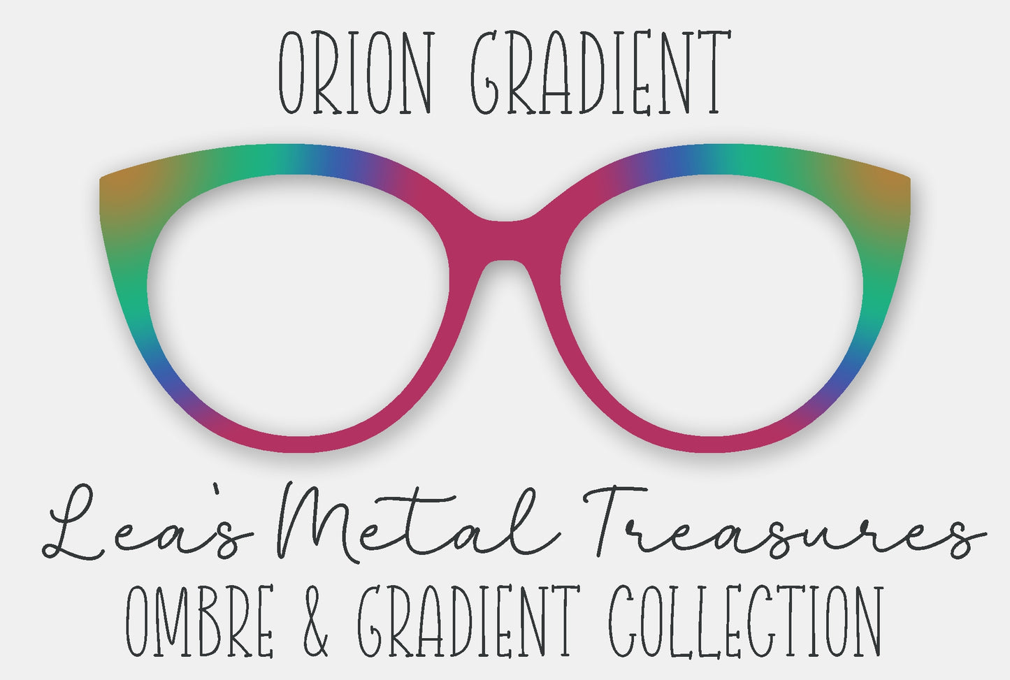 Orion Gradient Eyewear Frame Toppers