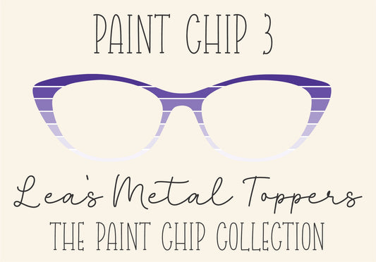PAINT CHIP 3 Eyewear Frame Toppers COMES WITH MAGNETS