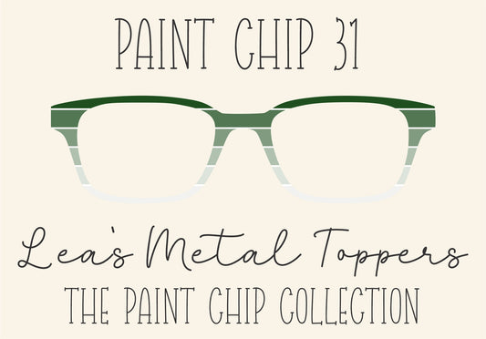PAINT CHIP 31 Eyewear Frame Toppers COMES WITH MAGNETS