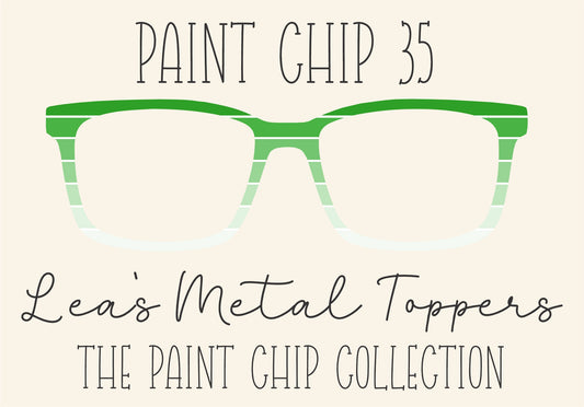 PAINT CHIP 35 Eyewear Frame Toppers COMES WITH MAGNETS