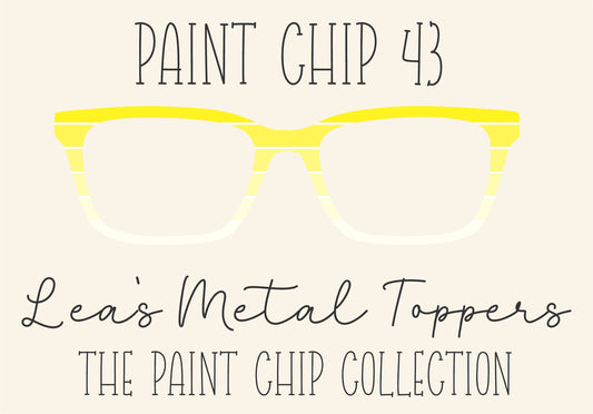 PAINT CHIP 43 Eyewear Frame Toppers COMES WITH MAGNETS