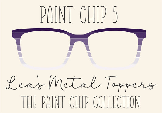 PAINT CHIP 5 Eyewear Frame Toppers COMES WITH MAGNETS