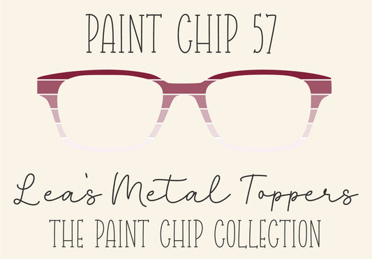 PAINT CHIP 57 Eyewear Frame Toppers COMES WITH MAGNETS