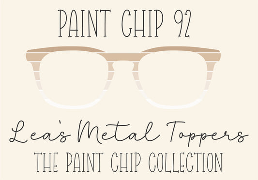 PAINT CHIP 92 Eyewear Frame Toppers COMES WITH MAGNETS