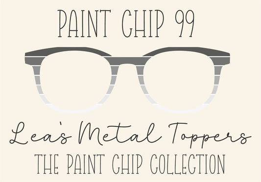 PAINT CHIP VERTICAL 99 Eyewear Frame Toppers COMES WITH MAGNETS