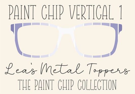 PAINT CHIP VERTICAL 1 Eyewear Frame Toppers COMES WITH MAGNETS