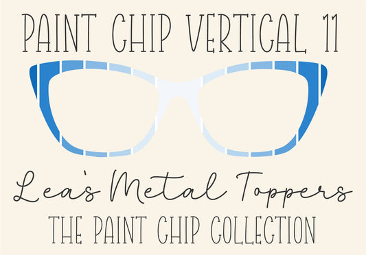 PAINT CHIP VERTICAL 11 Eyewear Frame Toppers COMES WITH MAGNETS