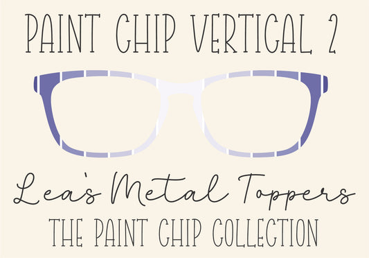 PAINT CHIP VERTICAL 2 Eyewear Frame Toppers COMES WITH MAGNETS