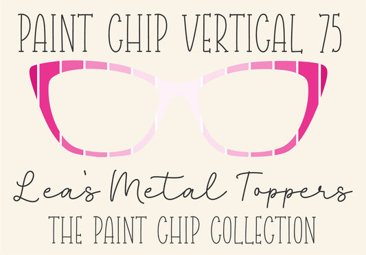 PAINT CHIP VERTICAL 75 Eyewear Frame Toppers COMES WITH MAGNETS