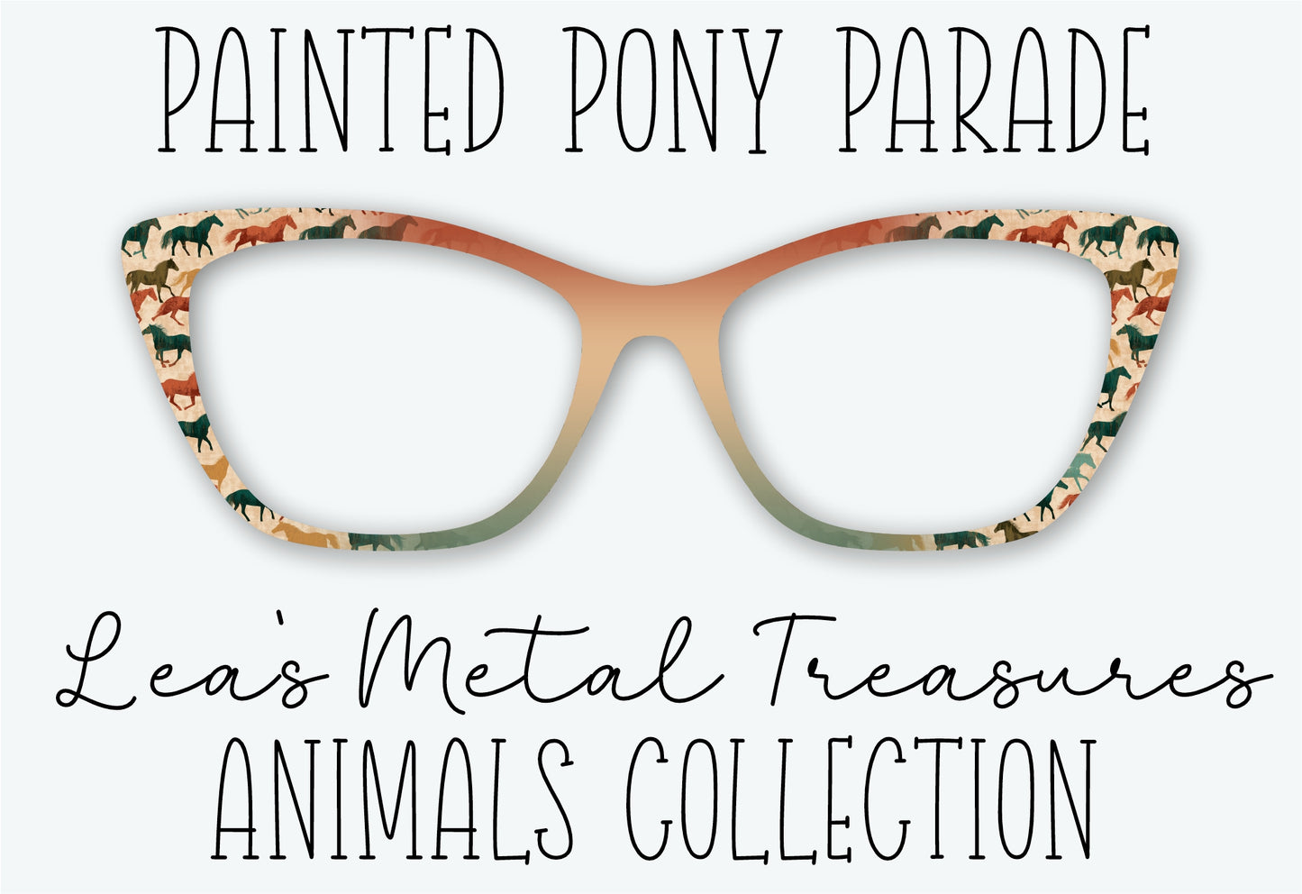 PAINTED PONY PARADE Eyewear Frame Toppers