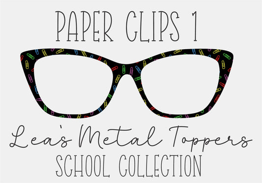 PAPER CLIPS 1 Eyewear Frame Toppers COMES WITH MAGNETS