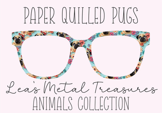 Paper Quilled Pugs
