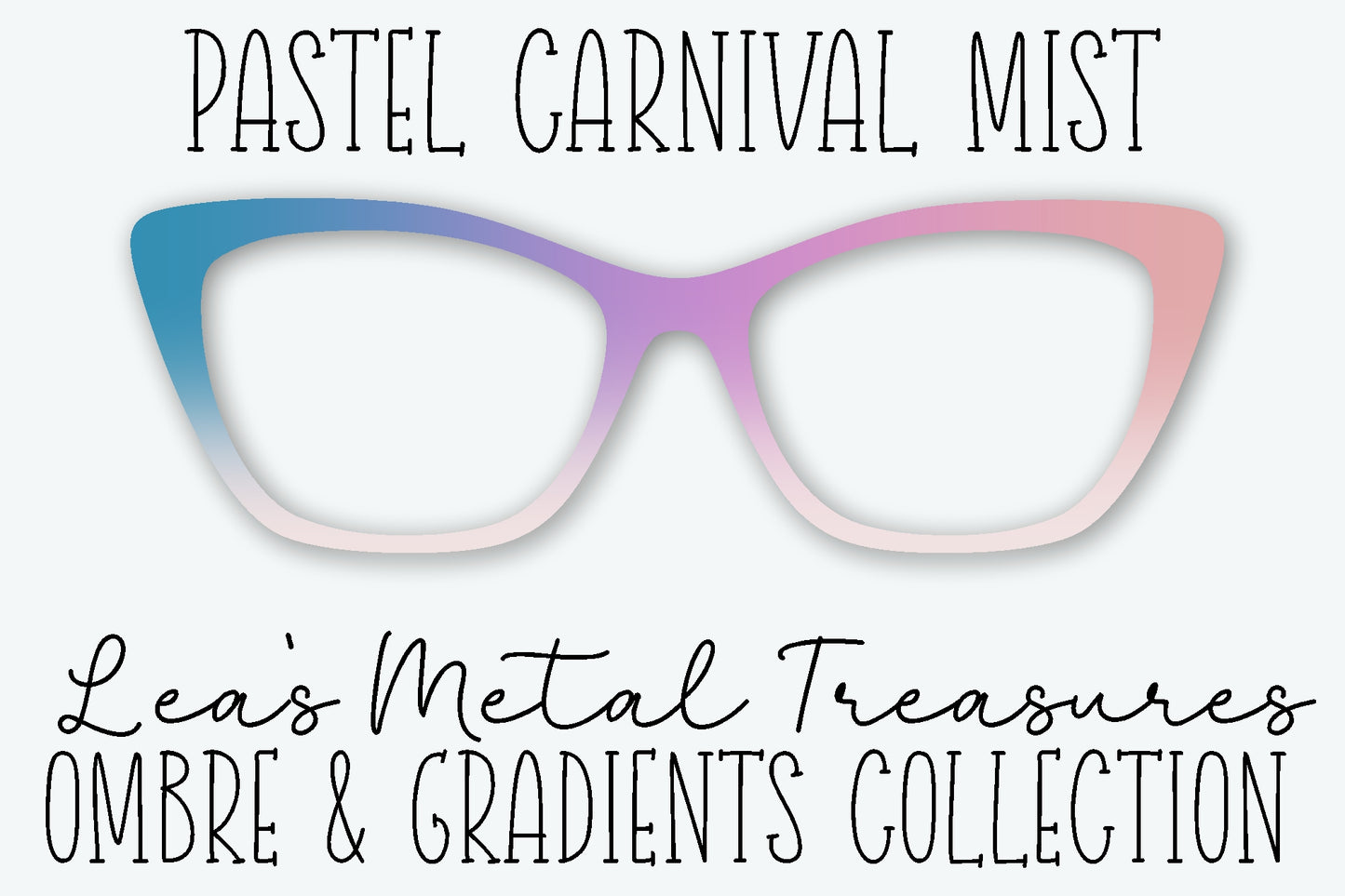 Pastel Carnival Mist Eyewear Frame Toppers • Subscription Box Semi Exclusive COMING JULY 2026