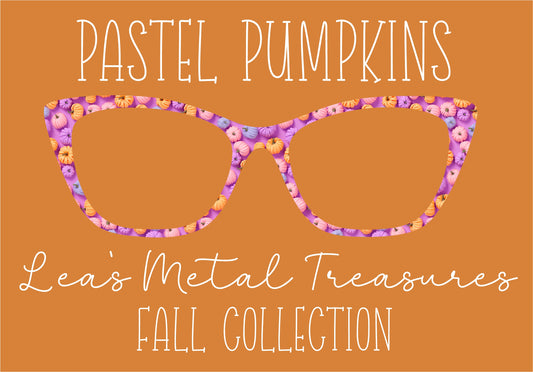 PASTEL PUMPKINS Eyewear Frame Toppers COMES WITH MAGNETS