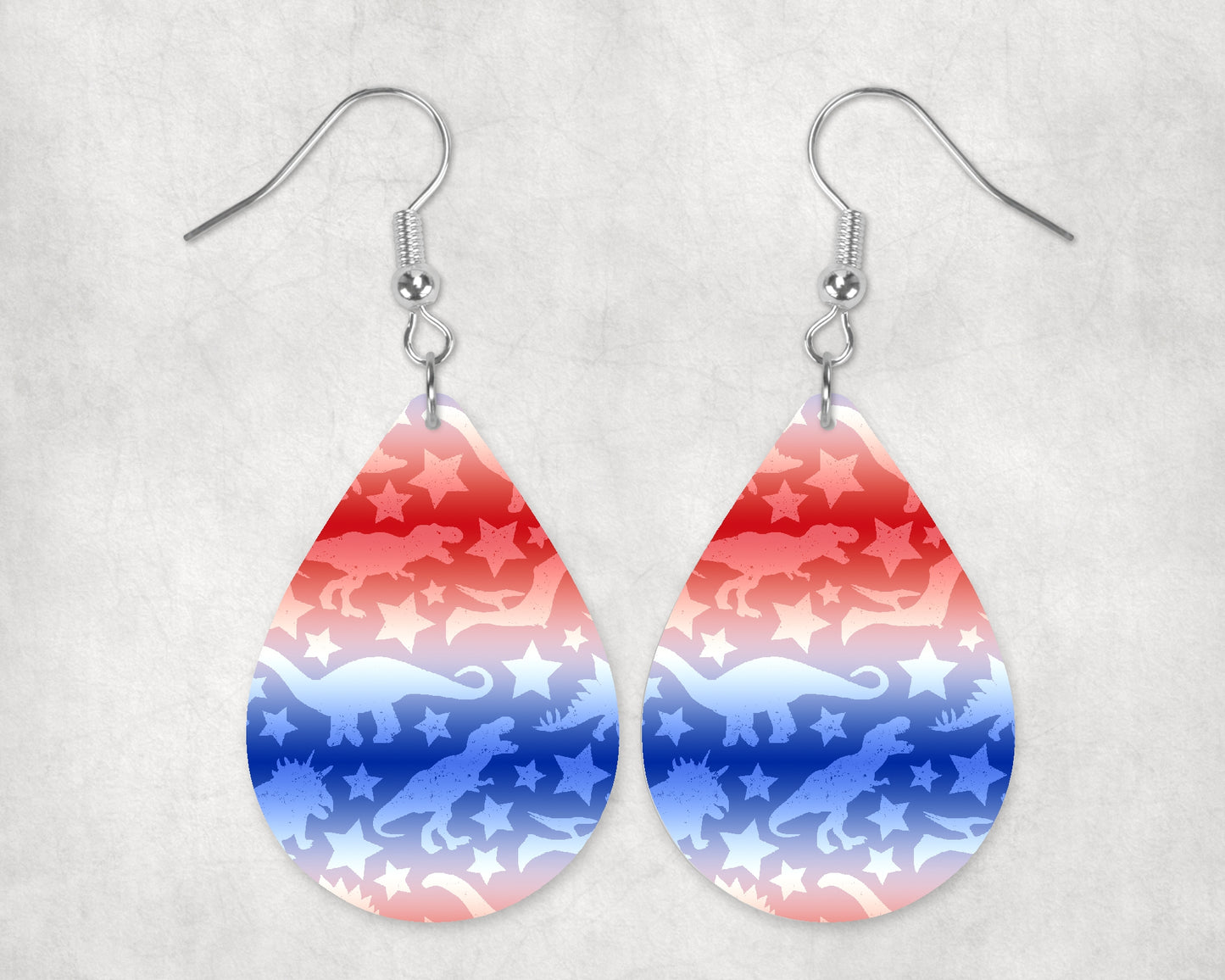 Patriotic Gradient Dinos Eyewear Frame Toppers