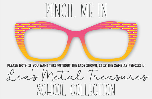 Pencil Me In Eyewear Frame Toppers