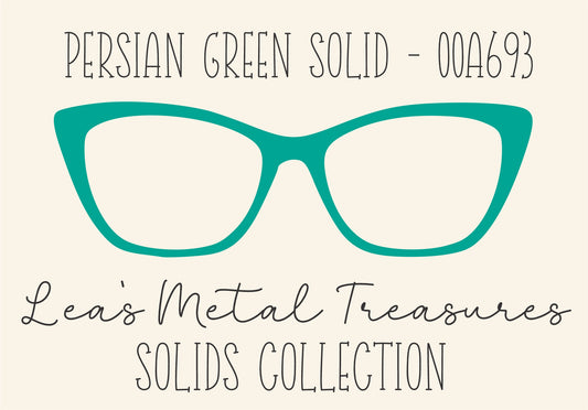 PERSIAN GREEN SOLID 00A693 Eyewear Frame Toppers COMES WITH MAGNETS