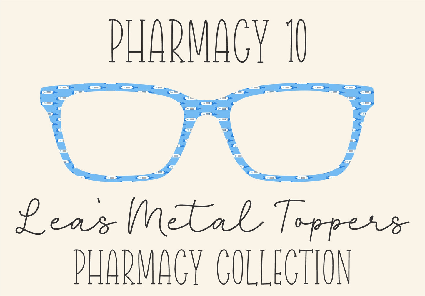 PHARMACY 10 Eyewear Frame Toppers COMES WITH MAGNETS
