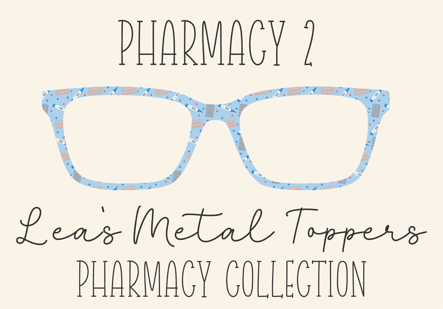 PHARMACY 2 Eyewear Frame Toppers COMES WITH MAGNETS