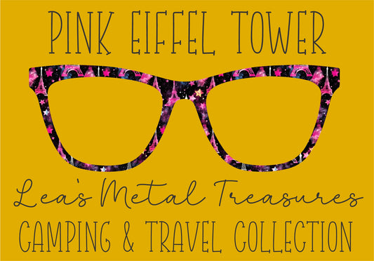PINK EIFFEL TOWER Eyewear Frame Toppers COMES WITH MAGNETS