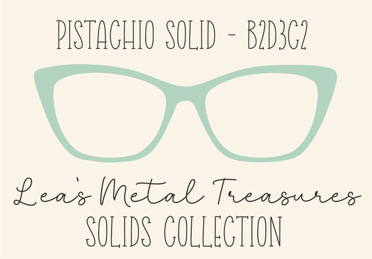 PISTACHIO SOLID B2DC32 Eyewear Frame Toppers COMES WITH MAGNETS