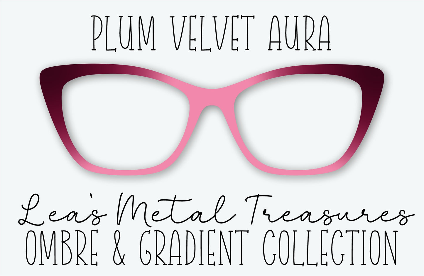 PLUM VELVET AURA Eyewear Frame Toppers • NOVEMBER 2025 TOPPER OF THE MONTH