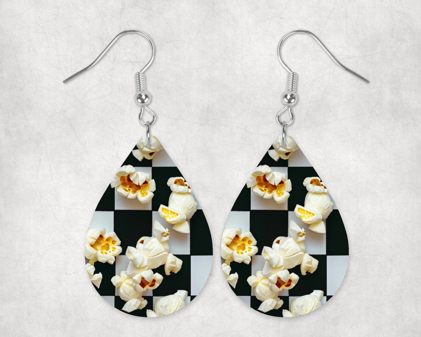 POPCORN ON CHECKERS SPLIT Eyewear Frame Toppers