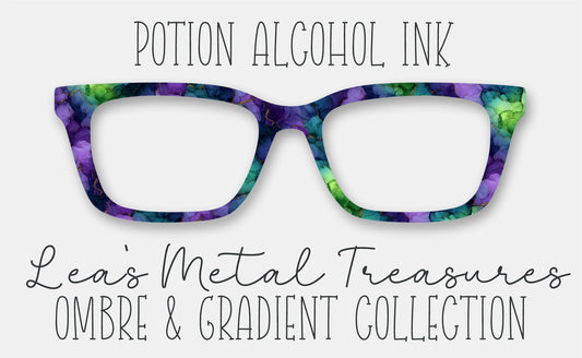 Potion Alcohol Ink Eyewear Frame Toppers