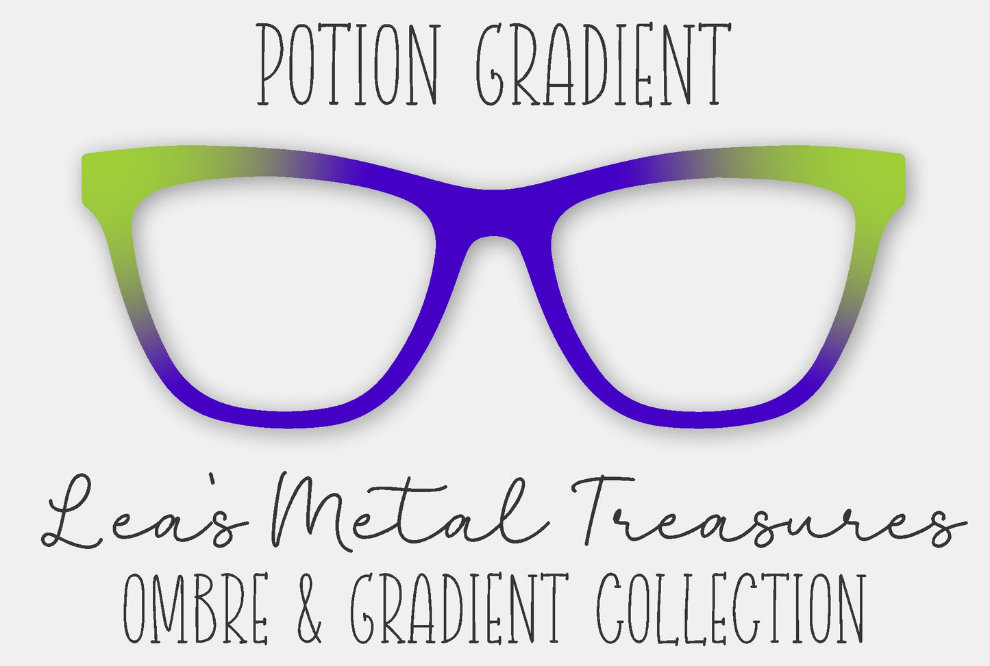 Potion Gradient Eyewear Frame Toppers