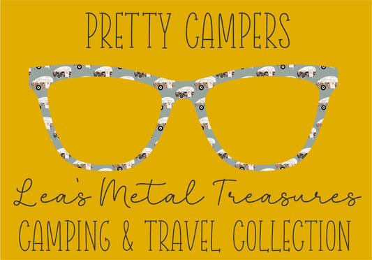 PRETTY CAMPERS Eyewear Frame Toppers COMES WITH MAGNETS