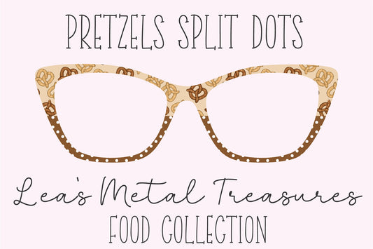 Pretzels Split Dots Eyewear Frame Toppers COMES WITH MAGNETS