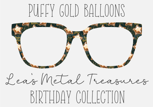 Puffy Gold Balloons