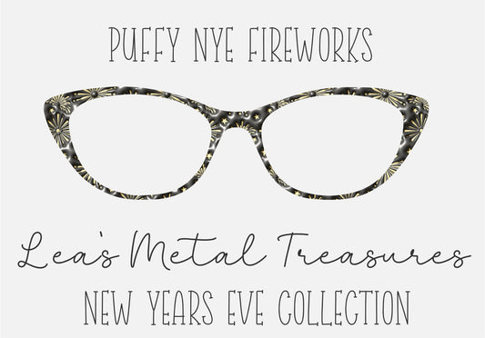 PUFFY NYE FIREWORKS Eyewear Frame Toppers COMES WITH MAGNETS