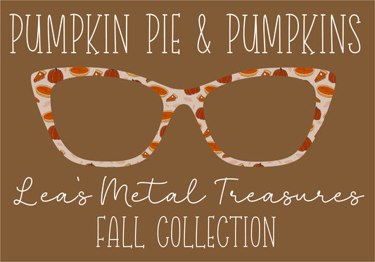 PUMPKIN PIE AND PUMPKINS Eyewear Frame Toppers COMES WITH MAGNETS