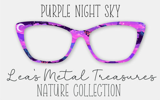 Purple Night Sky • Magnetic Eyeglasses Topper