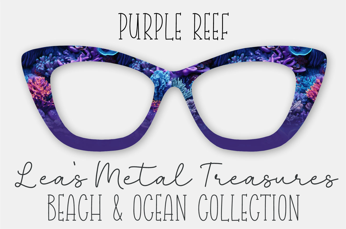 Purple Reef • Magnetic Eyeglasses Topper